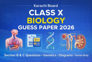 Class X Biology Guess Paper 2026 Karachi Board Section B and C Important Questions