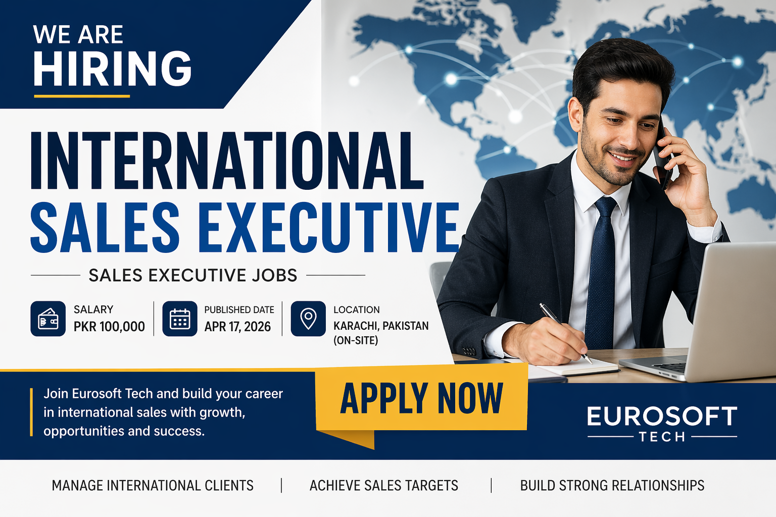 International Sales Executive – Sales Executive Jobs