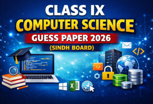 Class IX Computer Science Guess Paper 2026 featured image for Sindh Board students